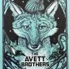 The Avett Brothers - 2016 Zeb Love Poster Pittsburgh, PA Stage AE VARIANT BLUE