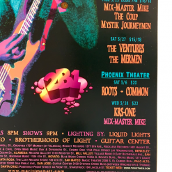 Greg Coiner Gig Posters MHP 60 March - 1999 Poster Maritime Hall San Fran 1st