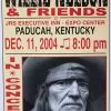 Willie Nelson - 2004 Franks Brothers 12/11 Poster Paducah, KY Gig Posters