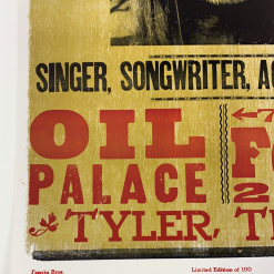 Gig Posters Willie Nelson - 2006 Hatch Show Print 2/18 Poster Tyler, Texas Oil Palace