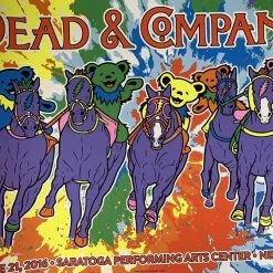 Gregg Gordon Dead & Company - 2016 Gigart Poster Saratoga, NY Summer Tour AP