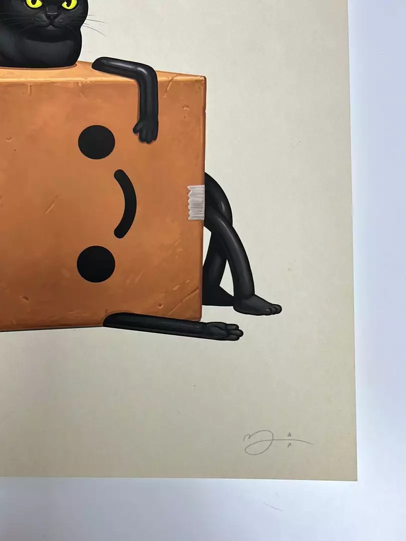 Boxo II (Kitties 2) - 2019 Mike Mitchell Poster Print SOFA Con AP 7 Boxo II (Kitties 2) - 2019 Mike Mitchell Poster Print SOFA Con AP