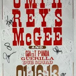 Mohawk Press Gig Posters Umphrey's McGee - 2013 Poster Buffalo, NY Band Signed 48/215