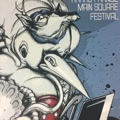 Pearl Jam - 2012 Greg Simkins Poster Craola Arras, France Main Square Festival Gig Posters