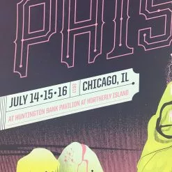 Phish - 2017 Delicious Design League Poster Chicago, IL Northerly Island