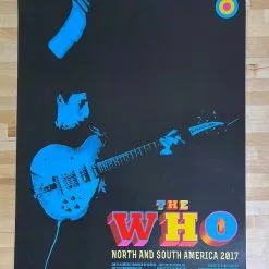 Sold Out Posters The Who - 2017 Poster North & South America Tour Litho Print