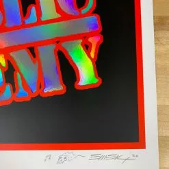 Public Enemy - 2020 Emek Poster Foil NO Date The Terrordome Foil Posters