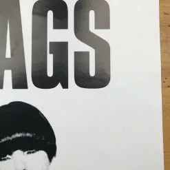 Sold Out Posters The Fags - Idol Records Original Poster Detroit, MI Dallas, TX Gig Posters