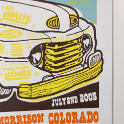 Big Summer Classic - 2005 Ames Brothers Poster Morrison, CO Red Rocks