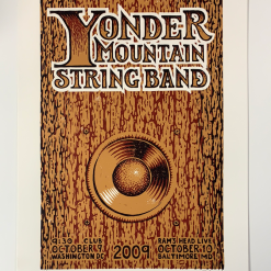 Yonder Mountain String Band - 2009 Timothy Ripley Poster Washington, DC Gig Posters