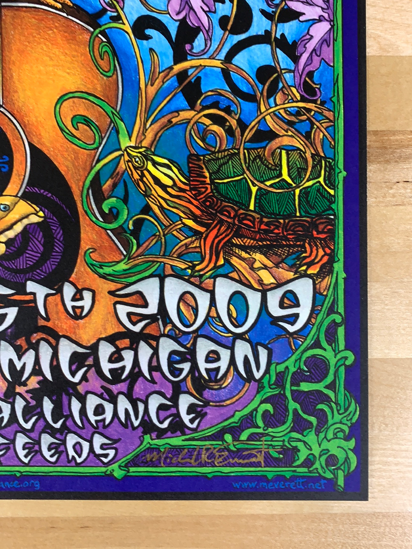 Gig Posters Rothbury - 2009 Michael Everett Poster Conscious Alliance 7 Gig Posters Rothbury - 2009 Michael Everett Poster Conscious Alliance