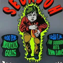 TAZ Gig Posters Sebadoh - 1994 T.A.Z. Poster Los Angeles, CA Roxy Theatre 1st Ed