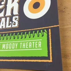 Ben Harper - 2016 Status Serigraph Austin, TX The Moody Theater Gig Posters