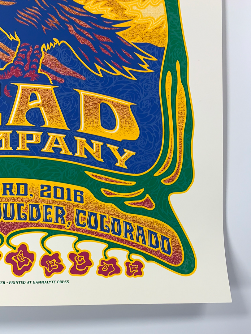 Dead & Company - 2016 Dave Hunter Poster Boulder, CO 7/3 Summer Tour Colorado 7 Dead & Company - 2016 Dave Hunter Poster Boulder, CO 7/3 Summer Tour Colorado