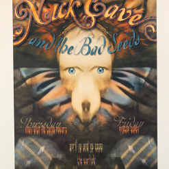 Nick Cave - 2002 Frank Wiedemann Poster The Warfield Theatre San Fran 1st