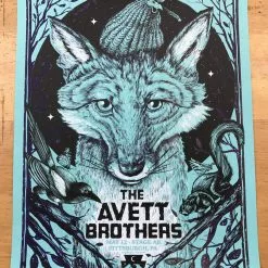The Avett Brothers - 2016 Zeb Love Poster Pittsburgh, PA Stage AE VARIANT BLUE