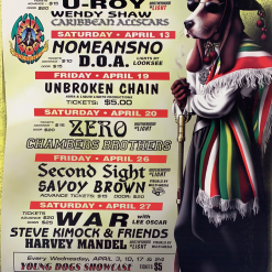 MHP XX Maritime Hall - 1996 Jim Phillips Poster April San Fran 1st Gig Posters