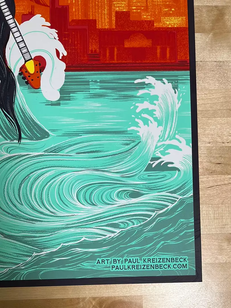 My Morning Jacket - 2021 Paul Kreizenbeck Poster Chicago, IL 7 My Morning Jacket - 2021 Paul Kreizenbeck Poster Chicago, IL