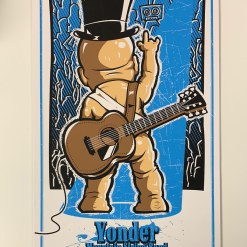 Yonder Mountain String Band - 2008 Darin Shock Poster Denver, CO Ogden Theatre Colorado