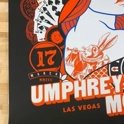 Gig Posters Umphrey's McGee - 2017 Scrojo Poster Las Vegas, NV Brooklyn Bowl