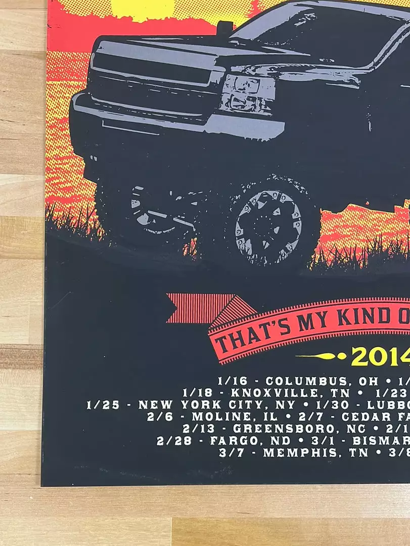 Sold Out Posters Luke Bryan - 2014 Poster That's My Kind Of Night Tour Gig Posters 8 Sold Out Posters Luke Bryan - 2014 Poster That's My Kind Of Night Tour Gig Posters