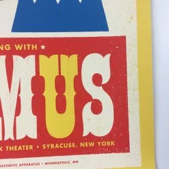 Primus - 2012 Aesthetic Apparatus Poster Syracuse Landmark Theater Gig Posters