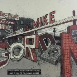 Mike Gordon - 2015 Landland Poster Chicago, IL Vic Theater