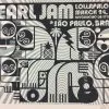 Pearl Jam - 2018 Don Pendleton Poster Sao Paulo, BRA Lollapalooza S/N