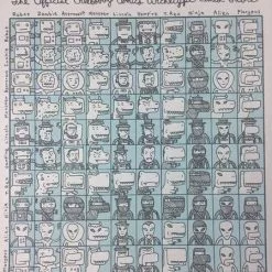 Art Prints Official Creebobby Comics Archetype Times Table - 2009 Jacob Borshard Poster Art