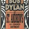 Gig Posters Bob Dylan - 1999 Mark Arminski Poster Detroit, MI St. Andrews Hall
