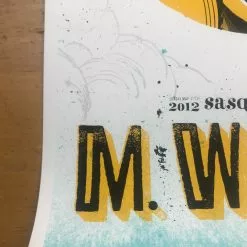 M. Ward - 2012 Eric Nyffeler Poster Sasquatch Festival