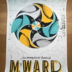 M. Ward - 2012 Eric Nyffeler Poster Sasquatch Festival