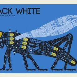 Jack White - 2018 Methane Studios Poster Riga, LVA BHR Tour