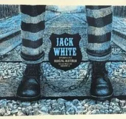 Jack White - 2018 Methane Studios Poster Shreveport, LA BHR Tour