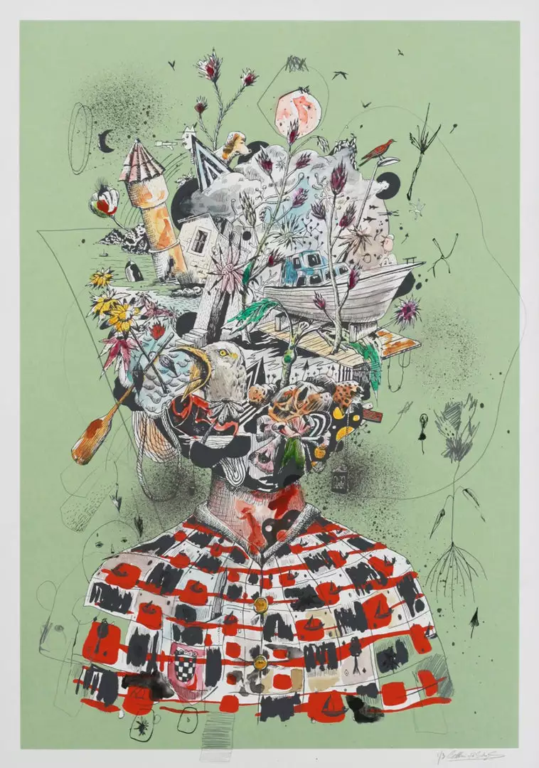 #32 - 2017 Collin Van Der Sluijs Poster/print 1/3 HPM Original Hand Painted Original Artwork 4 #32 - 2017 Collin Van Der Sluijs Poster/print 1/3 HPM Original Hand Painted Original Artwork