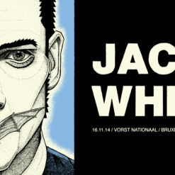 Jack White - 2014 Matthew Jacobson Poster Brussels, Belgium Gig Posters