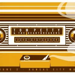 Tom Petty - 2017 Dan Stiles Poster Kansas City, MO 40th Anniversary Tour Gig Posters