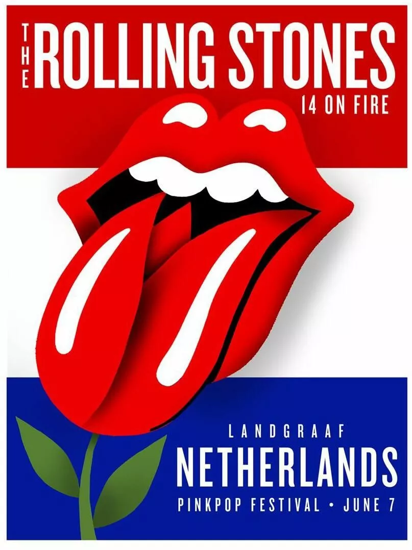 Sold Out Posters Gig Posters Rolling Stones - 2014 Official Poster Landgraaf, Netherlands #1 3 Sold Out Posters Gig Posters Rolling Stones - 2014 Official Poster Landgraaf, Netherlands #1