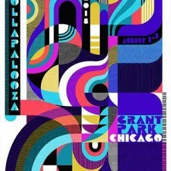 Chicago, IL Lollapalooza - 2018 Jessie Unterhalter Katey Truhn Poster Chicago Print