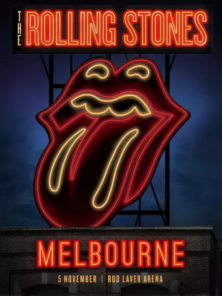 Sold Out Posters Rolling Stones - 2014 Official Poster Melbourne, Australia Rod Laver Arena 3 Sold Out Posters Rolling Stones - 2014 Official Poster Melbourne, Australia Rod Laver Arena