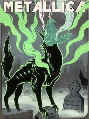 Gig Posters Metallica - 2019 Miss Monster Poster Warsaw, Poland 3 Gig Posters Metallica - 2019 Miss Monster Poster Warsaw, Poland