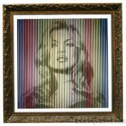 Fame Moss Kate Moss 2015 Mr. Brainwash Poster Print Bright Rainbow Ed Of 18 MBW Mr Brainwash