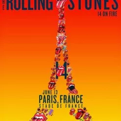 Sold Out Posters Rolling Stones - 2014 Official Poster Paris France