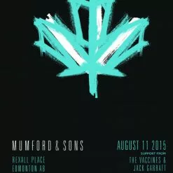 Sold Out Posters Mumford & Sons - 2015 Poster Edmonton, AB Rexall Place