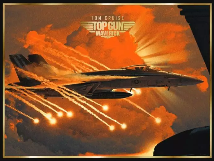 Top Gun Maverick - 2022 Juan Ramos Poster AMC Limited Ed FOIL 3 Top Gun Maverick - 2022 Juan Ramos Poster AMC Limited Ed FOIL