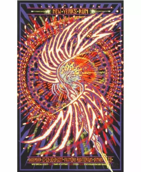 Colorado Umphrey's McGee - 2019 Brad Klausen Poster Denver, CO S/#'d 3 Colorado Umphrey's McGee - 2019 Brad Klausen Poster Denver, CO S/#'d