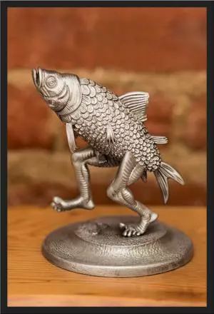 Walking Fish - 2017 Jim Pollock Pewter Statue Phish Sculptures/Toys 3 Walking Fish - 2017 Jim Pollock Pewter Statue Phish Sculptures/Toys