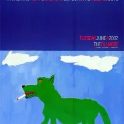 The White Stripes - 2002 Dave Kaplan Poster The Fillmore San Fran 1st