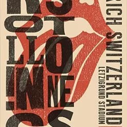 Sold Out Posters Gig Posters Rolling Stones - 2014 Official Poster Zurich, Switzerland #1